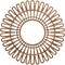 Ekena Millwork Cornelius Wood Fretwork Pierced Ceiling Medallion, Walnut, 40"OD x 14 7/8"ID x 1/4"T CMWP40X0250CRWA - alternate 1
